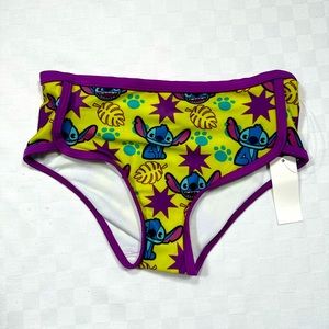 DISNEY COLLECTION STITCH PURPLE/YELLOW BIKINI BOTTOM FOR GIRLS